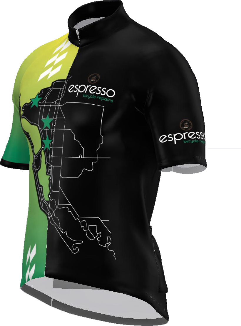 Espresso "Share The road" Bike Jersey By Primal