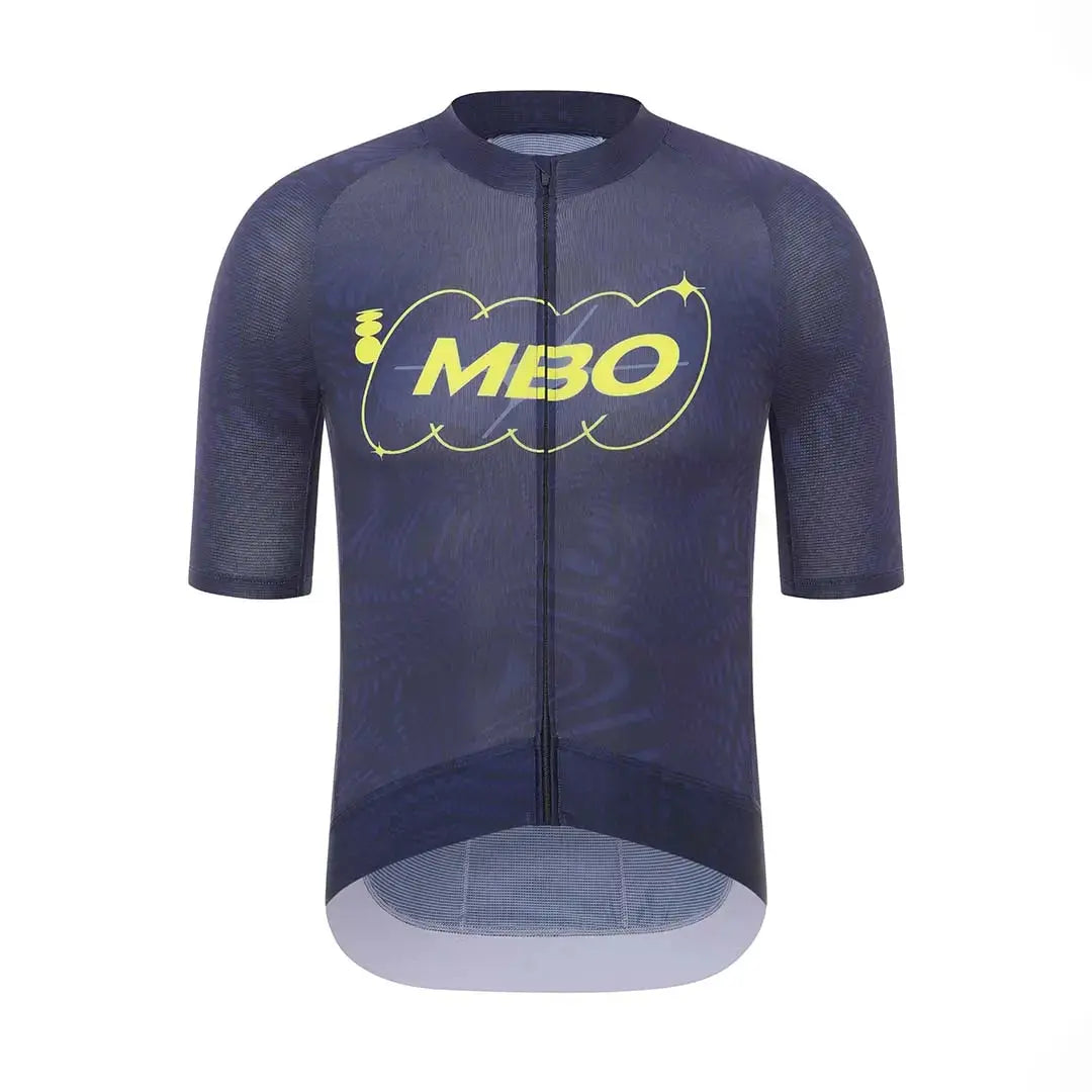 Men's Frontier Pro Cycling Jersey SC301 Neon Axis - Blue Damask