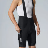 Men's All Purpose Cargo Bib Shorts T100C - Black