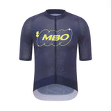 Men's Frontier Pro Cycling Jersey SC301 Neon Axis - Blue Damask