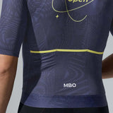 Men's Frontier Pro Cycling Jersey SC301 Neon Axis - Blue Damask